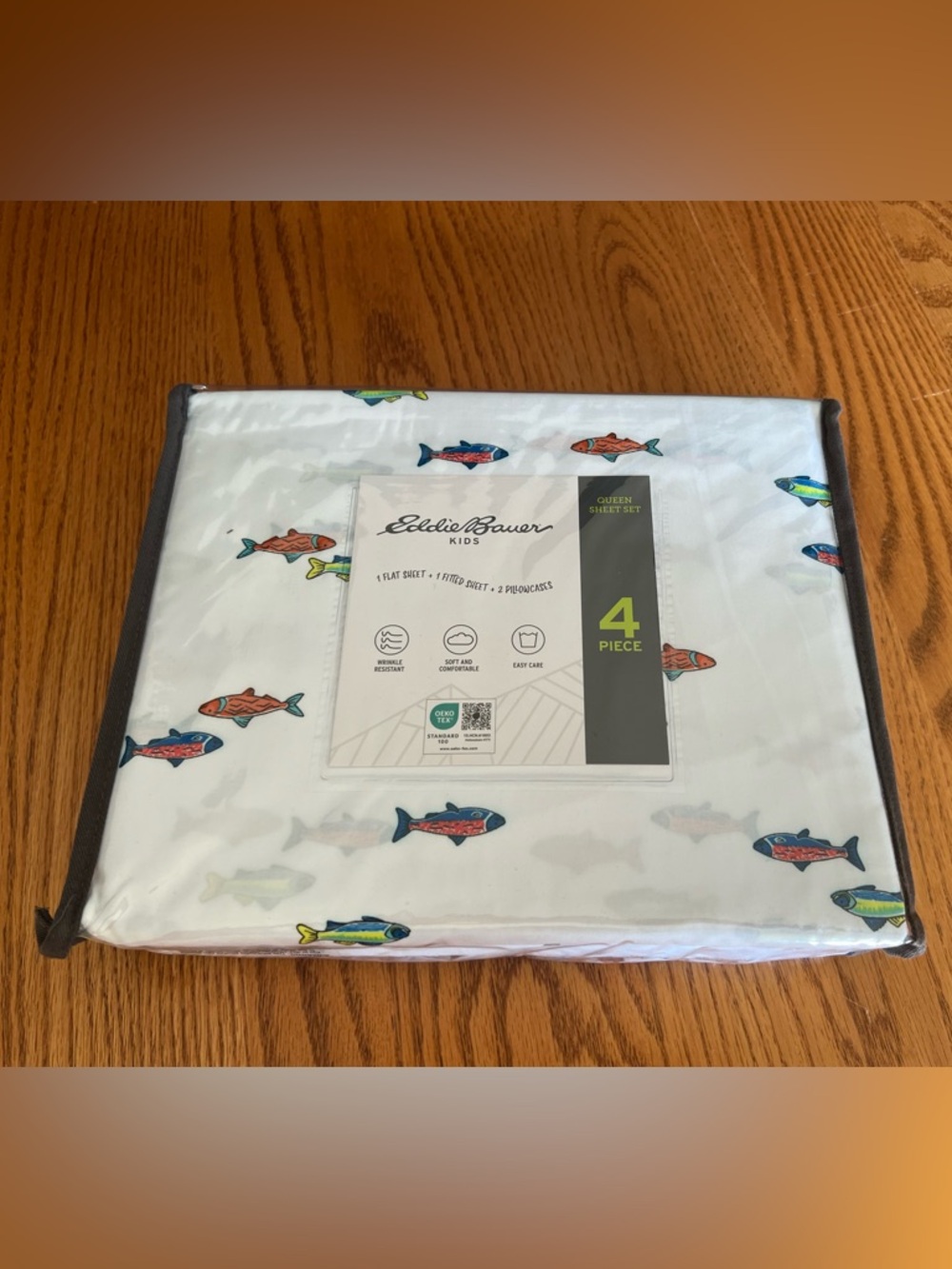Eddie Bauer Kids Fish Lake Queen Sheet Set